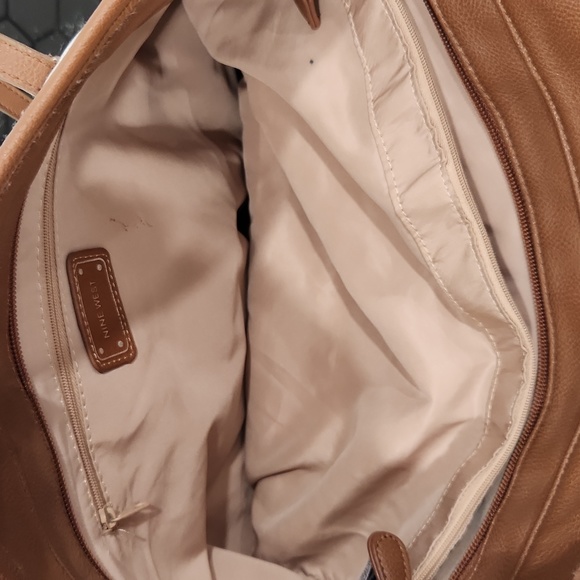 Nine West Tan and White Tote - Picture 5 of 7